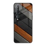 Tri Color Wood Xiaomi Mi 10 Glass Back Cover Online