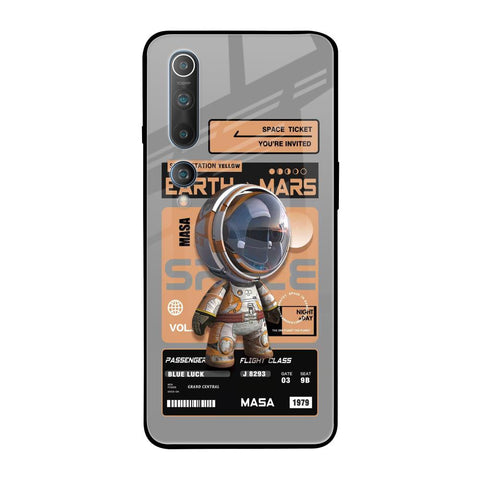 Space Ticket Xiaomi Mi 10 Glass Back Cover Online