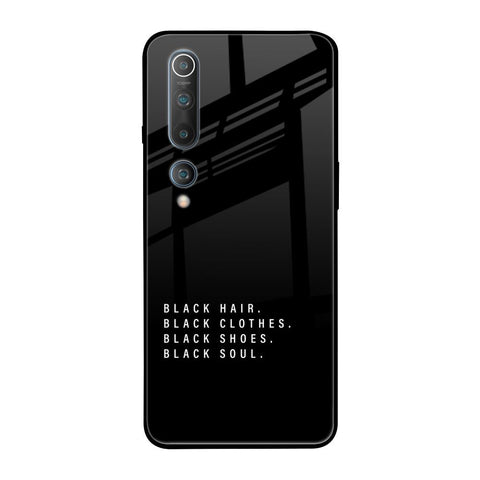 Black Soul Xiaomi Mi 10 Glass Back Cover Online