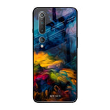 Multicolor Oil Painting Xiaomi Mi 10 Glass Back Cover Online