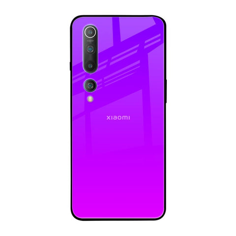 Purple Pink Xiaomi Mi 10 Glass Back Cover Online