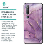 Purple Gold Marble Glass Case for Xiaomi Mi 10