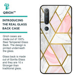 Geometrical Marble Glass Case for Xiaomi Mi 10