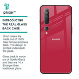 Solo Maroon Glass case for Xiaomi Mi 10