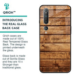 Wooden Planks Glass Case for Xiaomi Mi 10
