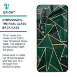 Abstract Green Glass Case For Xiaomi Mi 10 Pro