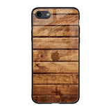 Wooden Planks iPhone SE 2020 Glass Back Cover Online