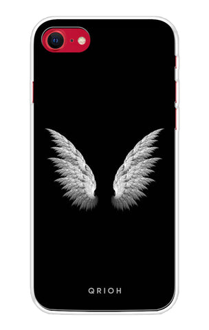 White Angel Wings iPhone SE 2020 Back Cover