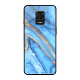 Vibrant Blue Marble Xiaomi Redmi Note 9 Pro Glass Back Cover Online