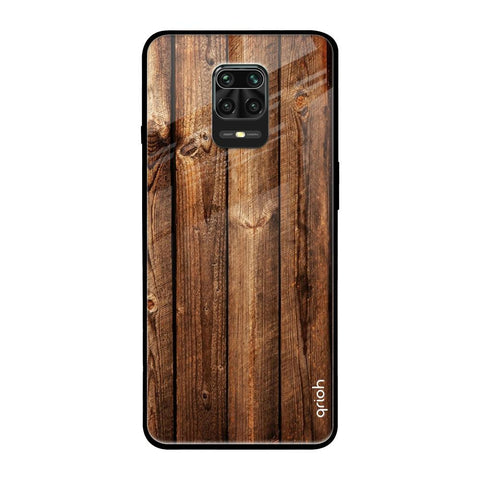 Timber Printed Redmi Note 9 Pro Glass Cases & Covers Online