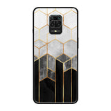 Tricolor Pattern Redmi Note 9 Pro Glass Cases & Covers Online