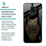 Golden Owl Glass Case for Redmi Note 9 Pro