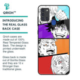 Anime Sketch Glass Case for Samsung A21s