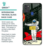 Astronaut on Mars Glass Case for Samsung A21s