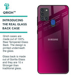 Pink Burst Glass Case for Samsung A21s