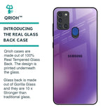 Ultraviolet Gradient Glass Case for Samsung A21s