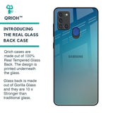 Sea Theme Gradient Glass Case for Samsung A21s