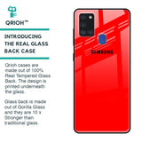 Blood Red Glass Case for Samsung Galaxy A21s