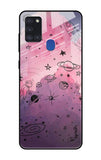 Space Doodles Samsung Galaxy A21s Glass Cases & Covers Online