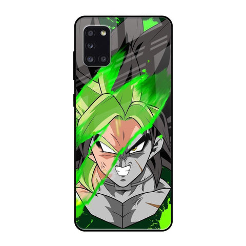 Anime Green Splash Samsung Galaxy A31 Glass Back Cover Online