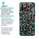 Peacock Feathers Glass case for Realme C3