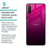 Purple Ombre Pattern Glass Case for Realme C3