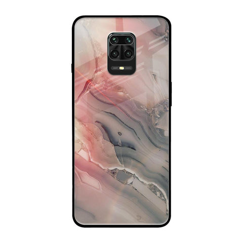 Pink And Grey Marble Poco M2 Pro Glass Back Cover Online