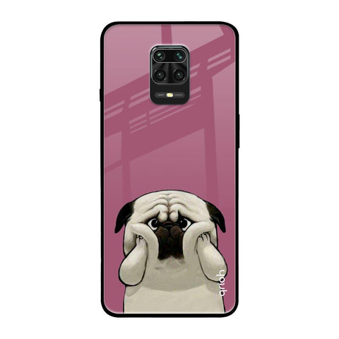 Funny Pug Face Poco M2 Pro Glass Back Cover Online