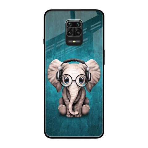 Adorable Baby Elephant Poco M2 Pro Glass Back Cover Online