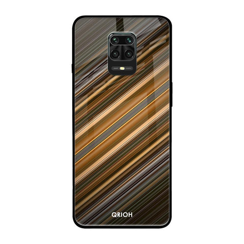 Diagonal Slash Pattern Poco M2 Pro Glass Back Cover Online