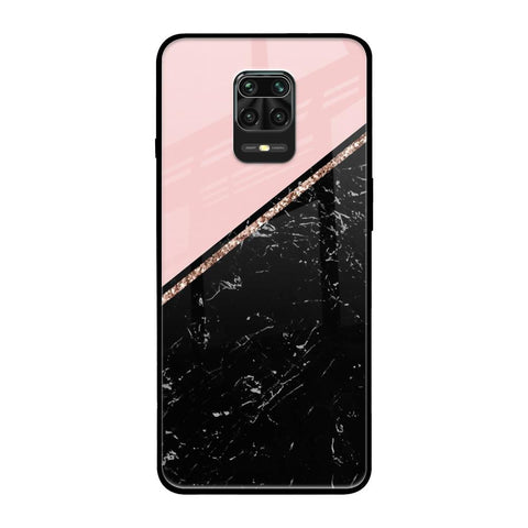 Marble Texture Pink Poco M2 Pro Glass Cases & Covers Online