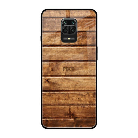 Wooden Planks Poco M2 Pro Glass Back Cover Online