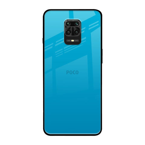 Blue Aqua Poco M2 Pro Glass Back Cover Online