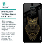 Golden Owl Glass Case for Poco M2 Pro