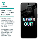 Never Quit Glass Case For Poco M2 Pro