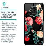 Floral Bunch Glass Case For Poco M2 Pro