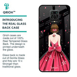 Fashion Princess Glass Case for Poco M2 Pro