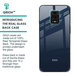 Overshadow Blue Glass Case For Poco M2 Pro