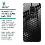 Dark Abstract Pattern Glass Case For Poco M2 Pro