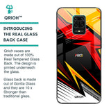 Race Jersey Pattern Glass Case For Poco M2 Pro