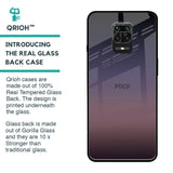 Grey Ombre Glass Case for Poco M2 Pro