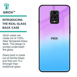 Unicorn Pattern Glass Case for Poco M2 Pro