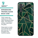Abstract Green Glass Case For OnePlus Nord