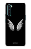 White Angel Wings OnePlus Nord Back Cover