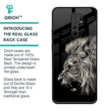 Brave Lion Glass Case for Redmi 9 prime