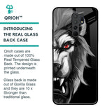 Wild Lion Glass Case for Redmi 9 prime