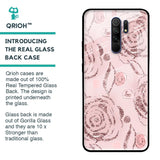 Shimmer Roses Glass case for Redmi 9 Prime