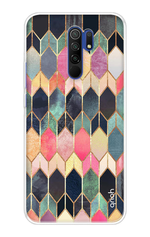 Shimmery Pattern Redmi 9 Prime Back Cover