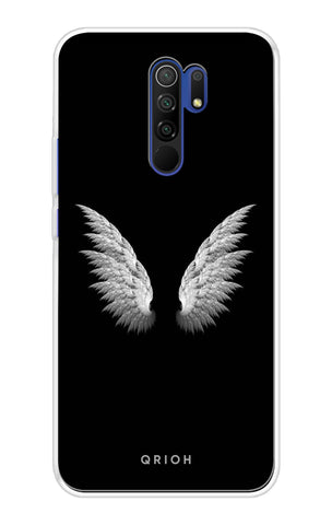 White Angel Wings Redmi 9 Prime Back Cover