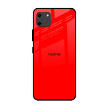 Blood Red Realme C11 Glass Back Cover Online
